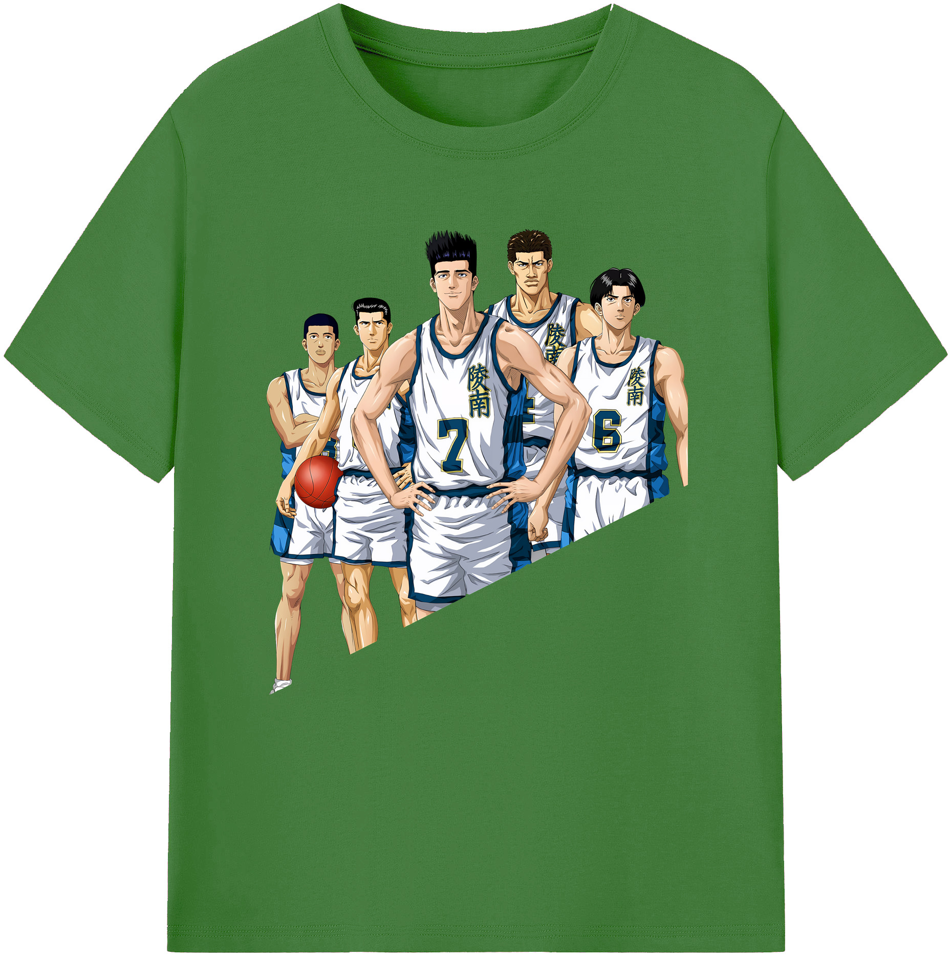 （画像用） SLAM DUNK／スラムダンク レディースカジュアルプリントTシャツ（綿100％）